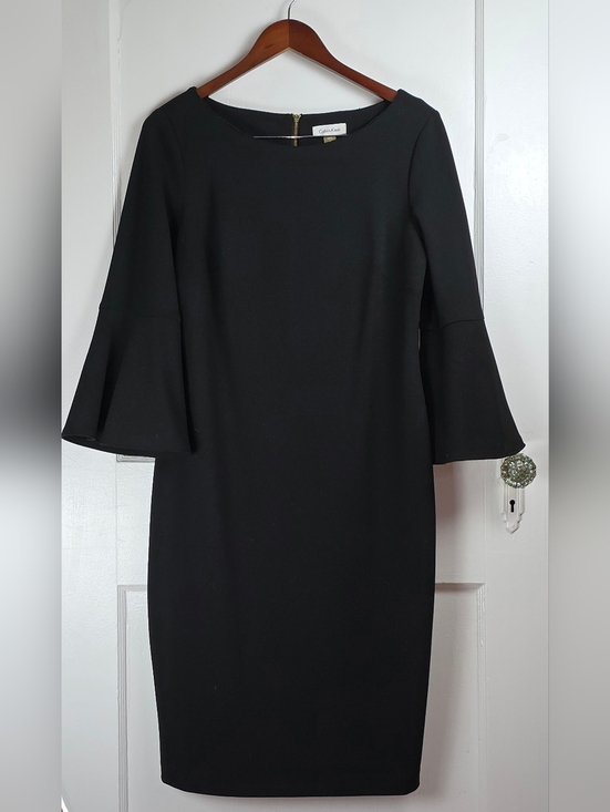 Calvin Klein Dresses & Skirts - Calvin Klein Classic Black Sheath Dress 12